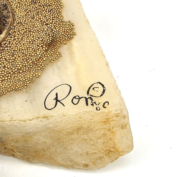 Vintage 1980 Ronald Lee 24Kt Gold Plated Happy Clown Collectible Original Tag - Picture 2 of 12